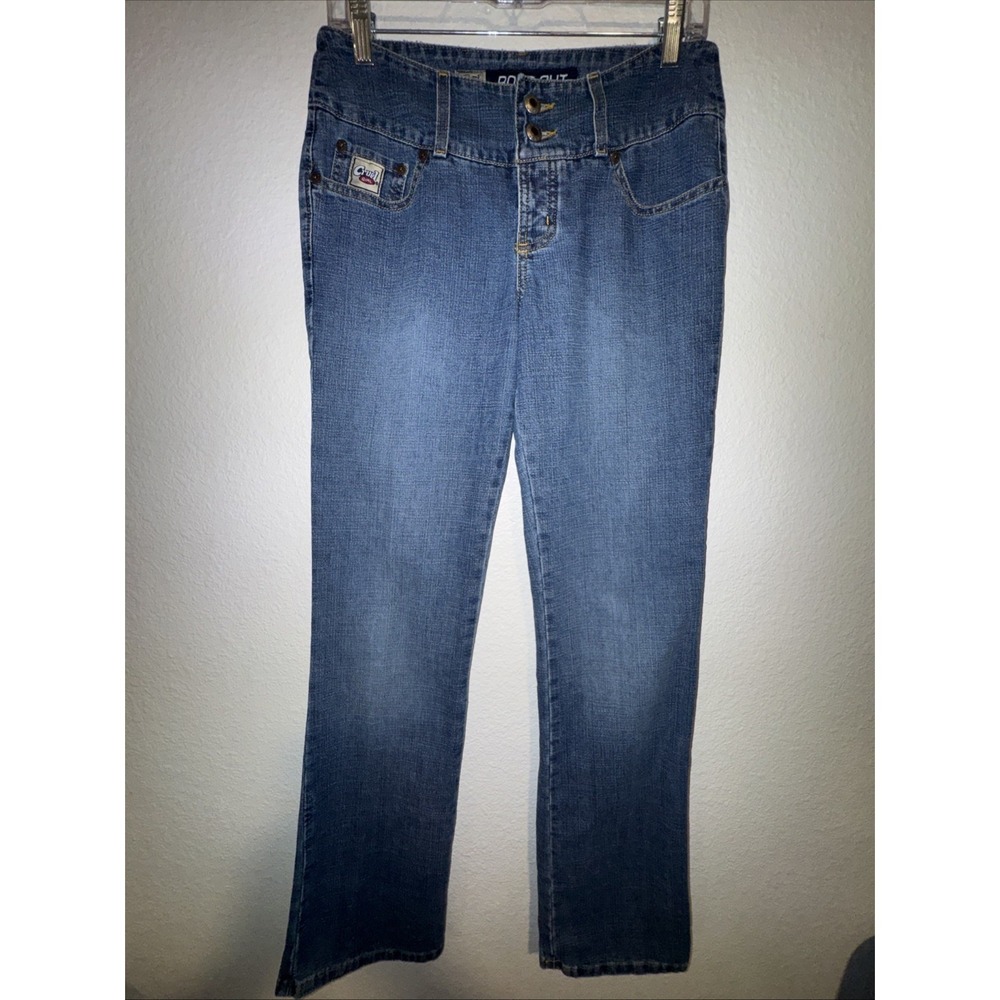 Cruel Girl Jeans Size 5 Long Boot Cut Low Rise Denim Casual Western Cowgirl‎